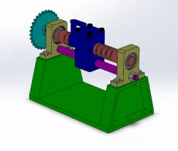 Double Helix Screw Mechanism ( Self Reverse screw Mechanism ) ( Diamond Screw shaft )