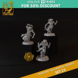 Dragon Cultists - RPG Monster DnD 5e - Mortal Enemies Set 23