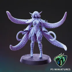 Elf Eldritch Cultist - Pose 1 + Pinups