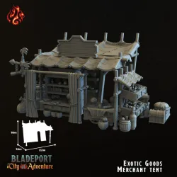 Exotic Goods Merchant Tent