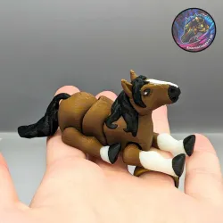 Flexi Baby Horse Keychain
