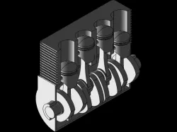 Four cylinder engine