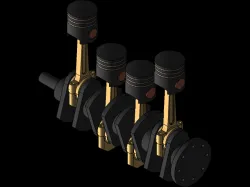 Four cylinder Engine
