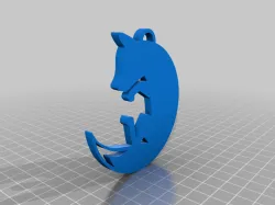 Fox Christmas Ornament