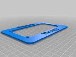 Freeway Therapy Text License Plate Holder (US Motorcycle Sizing)