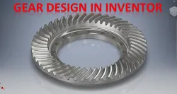 Gear Design in Inventor || Inventor Tutorial || Crown Gear in Inventor || Inventor Drawing Tutorial