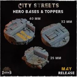 Hero Bases & Toppers - City streets