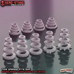 Hero-Stand Display Plinths – Tech Columns & Bases (Round)