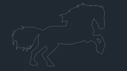 Horse - Laser cut