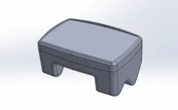 Hybride plastic casing