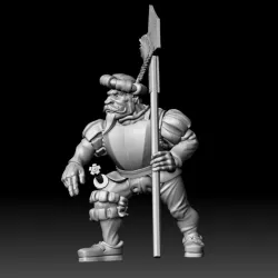 Imperial Landsknecht Ogre - 28mm