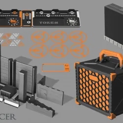K-Team Tournament Pro Bundle - transport box / terrain / token / dashboards - compatible with Kill Team
