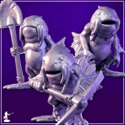Kaparl Worker - Collection [PRE-SUPPORTED] | Fishmen Series