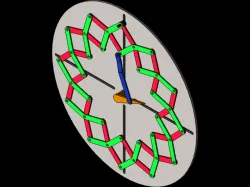 Kinetic clock mechanism design