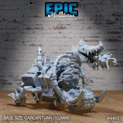 Kobold FlameThrower Tank / Draconic Lizard Siege Engine / Dragon Servant Warfare Construct / Dragonkin War Machine / Evil Kobolds Invention