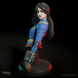 Lucy from Fallout - 3D bust