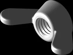 M6x1.0 WING NUT / BUTTERFLY NUT