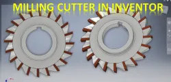 Milling Cutter in Autodesk Inventor || Inventor Drawing Tutorial | Cad Tutorial || Inventor Tutorial