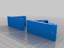 My Customized Parametric Ceiling Curtain Rod Mount