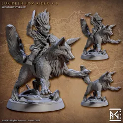 Mystic Fox Rider - B (Deeproot Lurikeens)