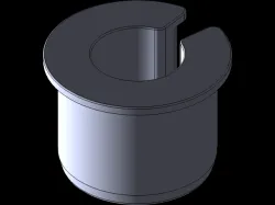 Olympic weight plate (50mm) adapter to 28mm bar