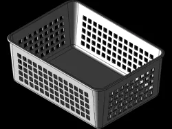 PLASTIC STORAGE BASKET