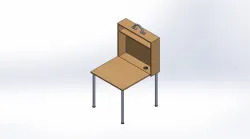 Portable computer desk