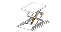 Precision hydraulic Lifting Table CAD Design