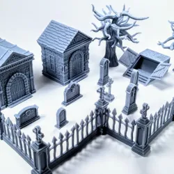 Print N Roll: Crypt of The Necromancer (Texture Roller and Terrain Set)