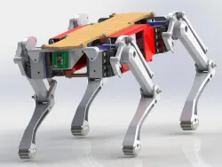Quadruped Robot (w/ code)