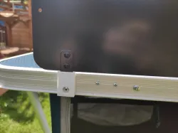 Quechua camp cabinet windshield holder