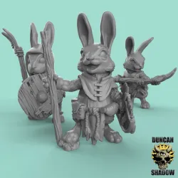 Rabbit Folk Farmers  (Pre Supported)