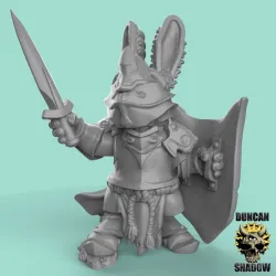 Rabbit Folk Paladin (Pre Supported)