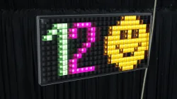 RGB strip matrix display