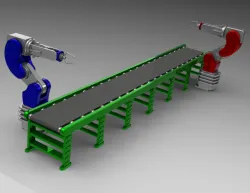 robomaster and conveyor