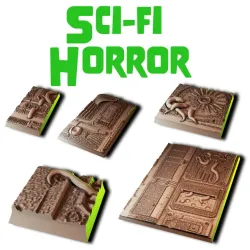 Scif-fi Horror Square Bases