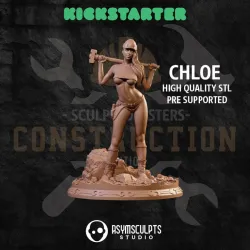 Sculpted Sisters: Construction Edition - Chloe SFW