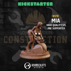 Sculpted Sisters: Construction Edition - Mia NSFW