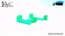 Sheet metal cutting and bending drawing