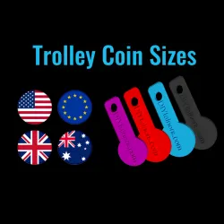 Shopping Trolley Coin Key