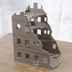 Stalingrad Ruined House MST1 Wargaming Terrain