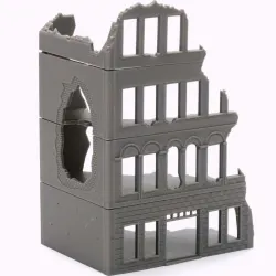 Stalingrad Ruined House MST3 Wargaming Terrain