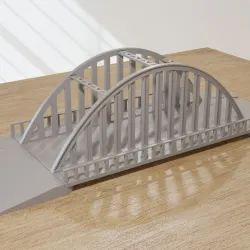 Steel Arch Bridge - Tabletop Wagaming Terrain