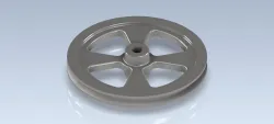 Studycadcam 3D CAD Exercise 219 / pulley wheel Autodesk Inventor Pro
