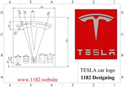 TESLA car logo