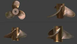 Three bladed propeller SubD to Nurbs