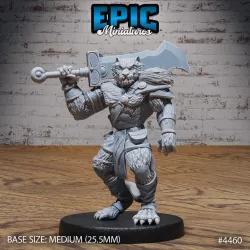 Tiger Folk Adventurer / Predator Cat / Catfolk / Feline Beast / Sword Master Animal / Brave Monk Warrior