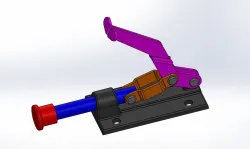 Toggle push clamp