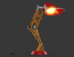 Topological optimization desk lamp