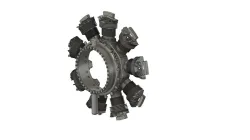 Upgrade Carbon T-28 Radial Engine.